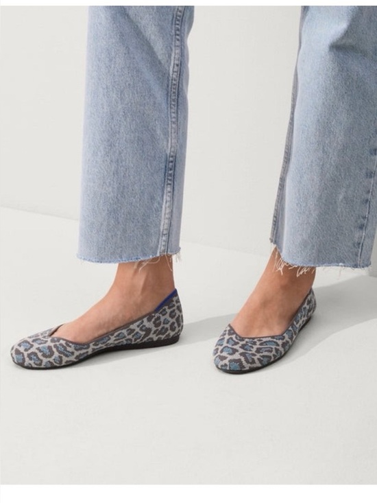 Rothy's Shoes - Rothy's The Flat Grey Spotted Retired Sz 8